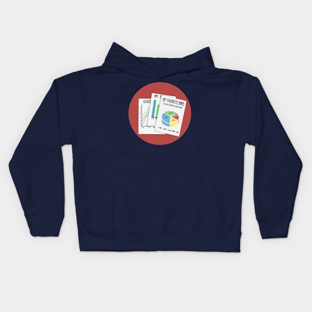 HIMYM MOMENTS | MARSHALL CHARTS Kids Hoodie by ulricartistic